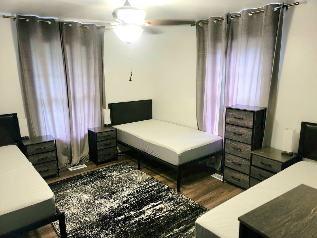 Resident bedroom at Hope's Bridge